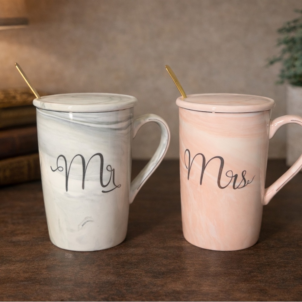 Mr and Mrs mug set Wedding gift